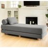 Jaxx Avida Daybed – Fold Out Queen Sleeper – Premium Boucle: Sleek and Modern Lounge for Relaxing and Overnight Guests - Dark Grey