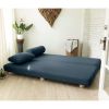 Jaxx Avida Daybed – Fold Out Queen Sleeper – Premium Boucle: Sleek and Modern Lounge for Relaxing and Overnight Guests - Navy