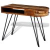 Desk Reclaimed Solid Wood with Iron Legs