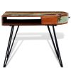 Desk Reclaimed Solid Wood with Iron Legs