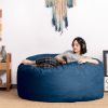 Jaxx Saxx 5 Foot Large Bean Bag w/ Removable Cover