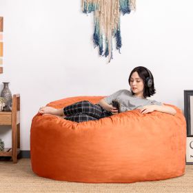 Jaxx Saxx 5 Foot Large Bean Bag w/ Removable Cover (Option: Mandarin)