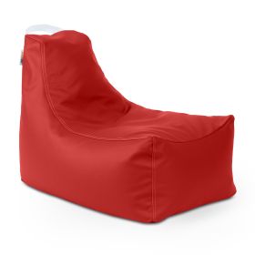 Jaxx Pezzi Jr Kids Classroom Bean Bag Chair (Option: Premium Vinyl Red)