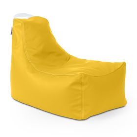 Jaxx  Pezzi Jr Kids Classroom Bean Bag Chair (Option: Premium Vinyl Yellow)