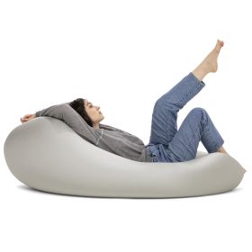 Nimbus Spandex Bean Bag Chair (Option: Large Silver)