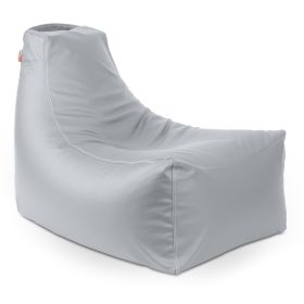 Jaxx Pezzi Premium Vinyl Classroom Bean Bag Chair (Option: Submarine Grey)