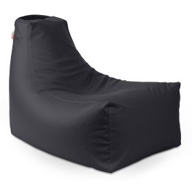 Jaxx Pezzi Premium Vinyl Classroom Bean Bag Chair (Option: Black)