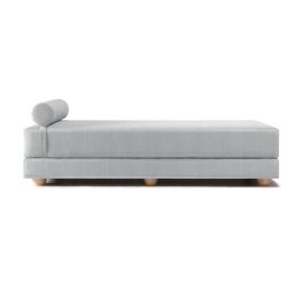 Jaxx Alon Daybed / Fold (Option: Out QueenSize Mattress  Microvelvet Ice)