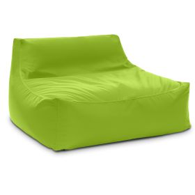 Jaxx Lavista Outdoor Bean Bag Loveseat / Modern Patio Sofa (Option: Lime)