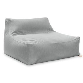 Jaxx Lavista Outdoor Bean Bag Loveseat / Modern Patio Sofa (Option: Granite)