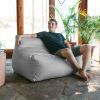 Jaxx Lavista Outdoor Bean Bag Loveseat / Modern Patio Sofa