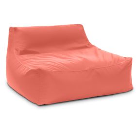 Jaxx Lavista Outdoor Bean Bag Loveseat / Modern Patio Sofa (Option: Flamingo)