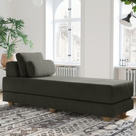 Jaxx Balshan Chaise Lounge Daybed (Option: Charcoal)