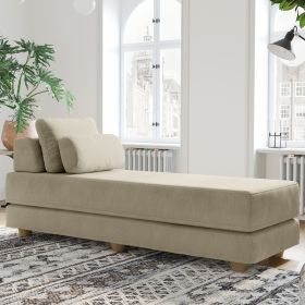 Jaxx Balshan Chaise Lounge Daybed (Option: Ivory)