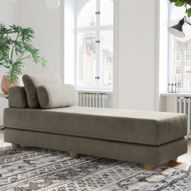 Jaxx Balshan Chaise Lounge Daybed (Option: Dove Grey)