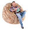 Jaxx Metro Sac 5 Foot Bean Bag Chair - Luxe Fur