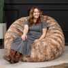 Jaxx Metro Sac 5 Foot Bean Bag Chair - Luxe Fur