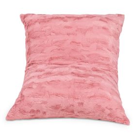 Jaxx Saxx 3.5 Foot Giant Décor Floor Pillow - Faux Fur (Option: Rose Quartz)