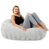 Jaxx Sofa Saxx Bean Bag Couch - 4 Foot - Faux Fur