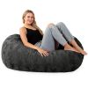 Jaxx Sofa Saxx Bean Bag Couch - 4 Foot - Faux Fur