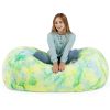 Jaxx Sofa Saxx Bean Bag Couch - 4 Foot - Faux Fur