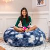 Jaxx Cocoon 4 Foot Bean Bag Chair - Faux Fur