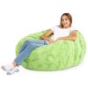 Jaxx Cocoon 4 Foot Bean Bag Chair - Faux Fur