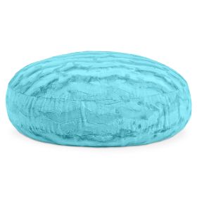 Jaxx Cocoon 4 Foot Bean Bag Chair - Faux Fur (Option: Maui Turquoise)