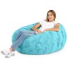 Jaxx Cocoon 4 Foot Bean Bag Chair - Faux Fur