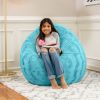 Jaxx Cocoon 4 Foot Bean Bag Chair - Faux Fur