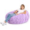 Jaxx Cocoon 4 Foot Bean Bag Chair - Faux Fur