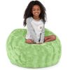 Jaxx Saxx 3 Foot Bean Bag Chair - Faux Fur - Fun Colors