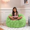 Jaxx Saxx 3 Foot Bean Bag Chair - Faux Fur - Fun Colors