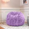 Jaxx Saxx 3 Foot Bean Bag Chair - Faux Fur - Fun Colors