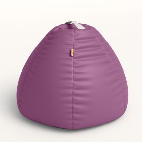 Jaxx Gumdrop Commercial Grade Bean Bag for Educational Environments (Option: Large Size - Premium Vinyl - Plum)