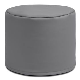 Jaxx Mallo Modular Pouf Classroom Bean Bag Seat (Option: Premium Vinyl - Charcoal)