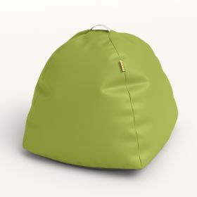 Jaxx Gumdrop Jr. Kids Bean Bag for Early Childhood & Educational Environments (Option: Premium Vinyl - Green)