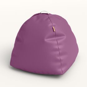 Jaxx Gumdrop Jr. Kids Bean Bag for Early Childhood & Educational Environments (Option: Premium Vinyl - Plum)