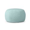 Jaxx Ellis Ottoman Shearling Faux-Lamb Plush Pouf for Modern Interior Design