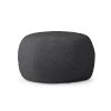 Jaxx Ellis Ottoman Shearling Faux-Lamb Plush Pouf for Modern Interior Design