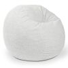 Jaxx Saxx Shearling Faux-Lamb 4 Ft Large Round Bean Bag