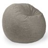 Jaxx Saxx Shearling Faux-Lamb 4 Ft Large Round Bean Bag