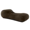 Jaxx Arlo Lounger Bean Bag Chair - Two-Tone - Quilted Microvelvet