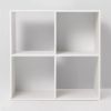 4 Cube Decorative Bookshelf