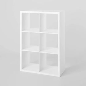 6 Cube Organizer (Color: White)