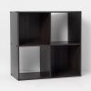 4 Cube Decorative Bookshelf